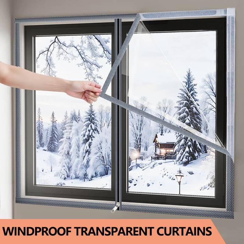 Tinted Window Film - Transparent windproof sealing window insulation film