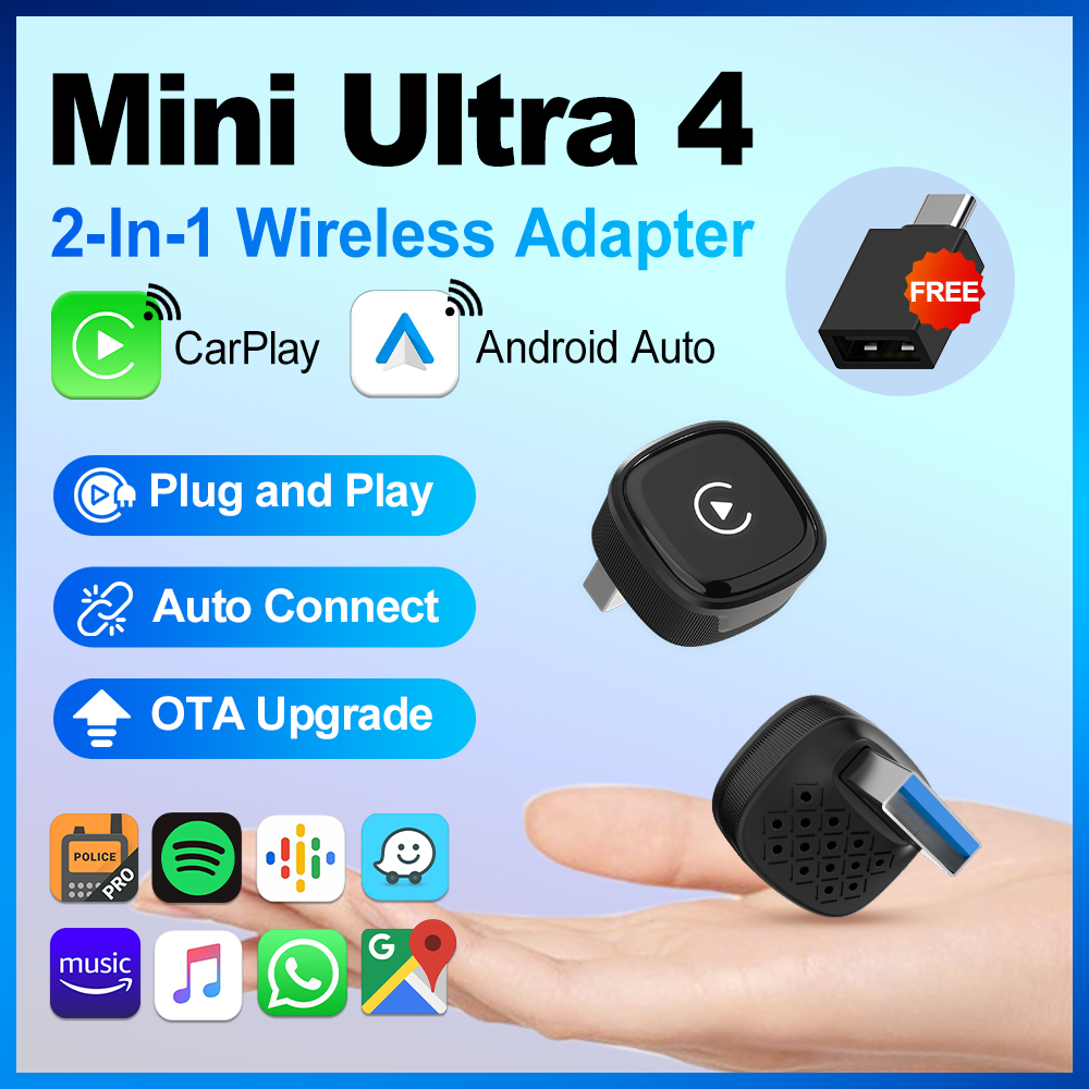 Car Accessories Usa - CarlinKit 5.0 Mini Ultra 4 2-In-1