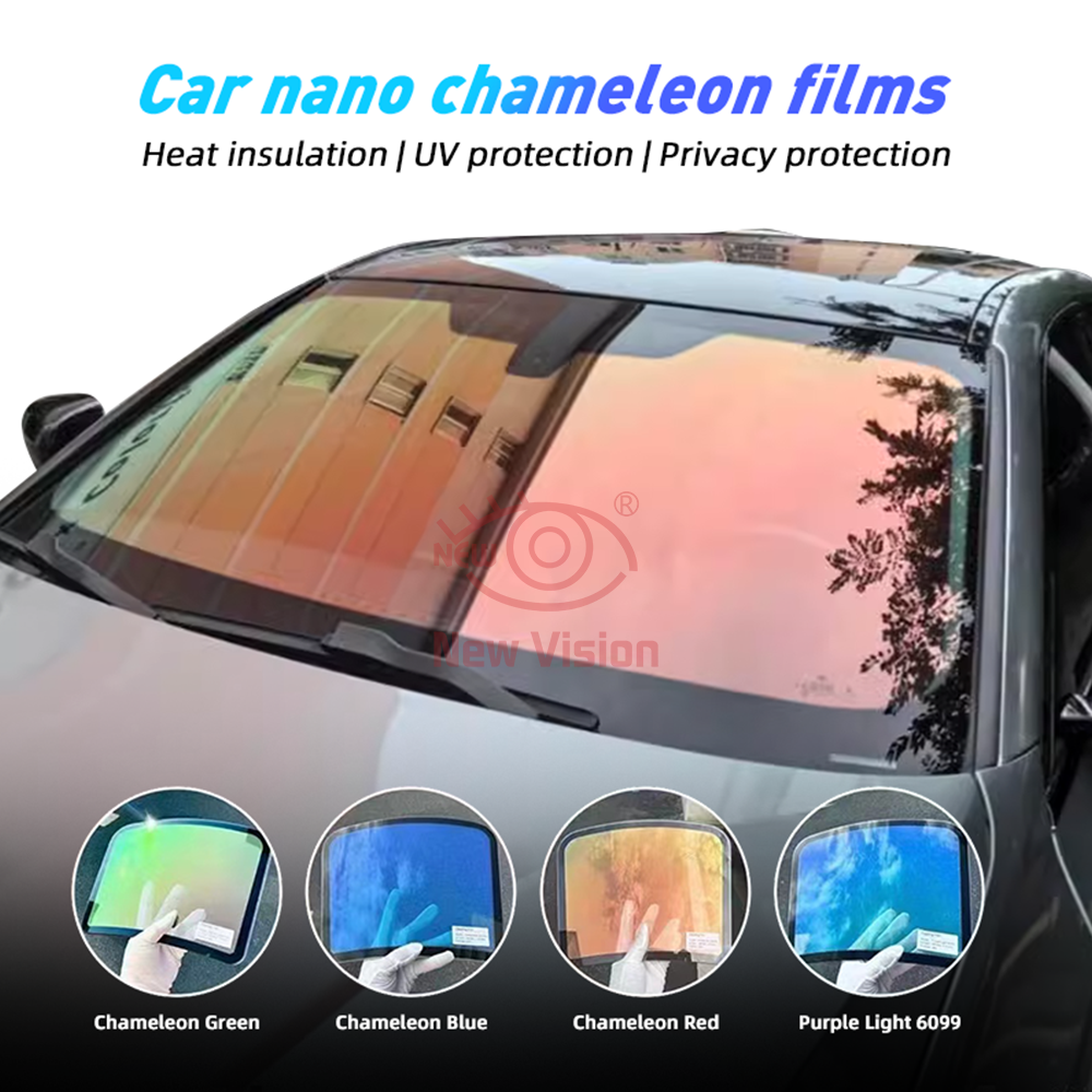 Tinted Window Film - 1mX3m 70%VLT Aurora Red Green Chameleon