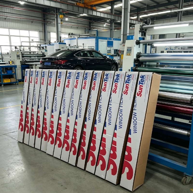 Tinted Window Film - Suntek Premium window Tint film Nano