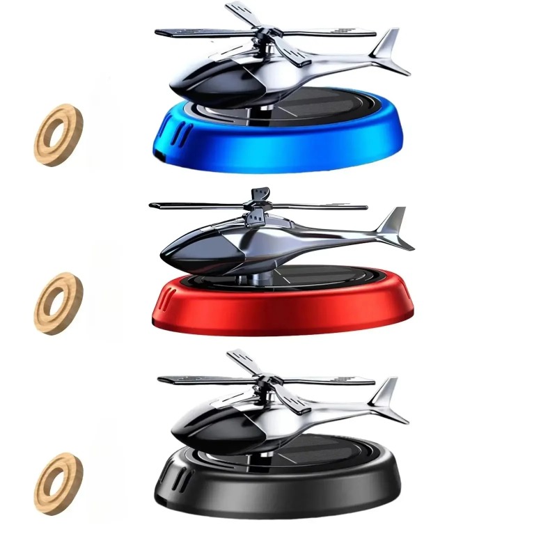 Car Accessories Usa - Solar Powered Helicopter Car Air Freshener