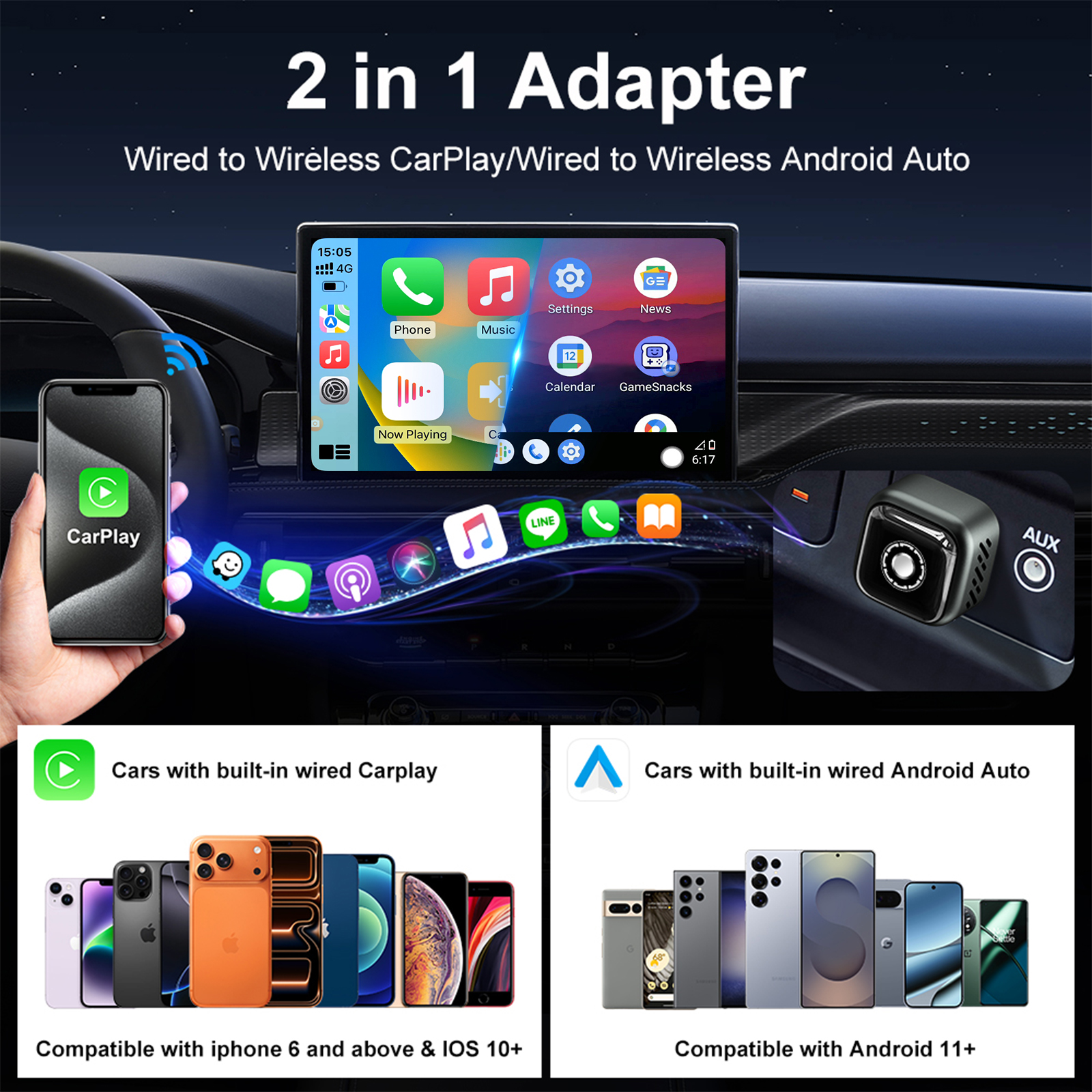 Binize Wired To Wireless 2 in - Car Accessories Usa recension och pris