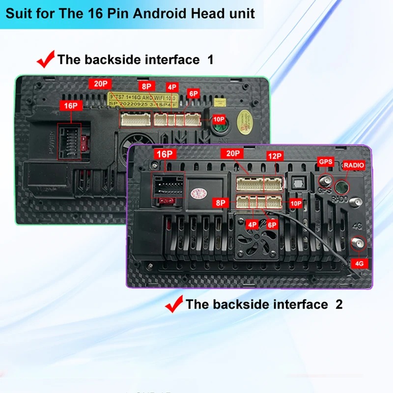 16Pin Car Android Radio Head U - Car Accessories Usa recension och pris