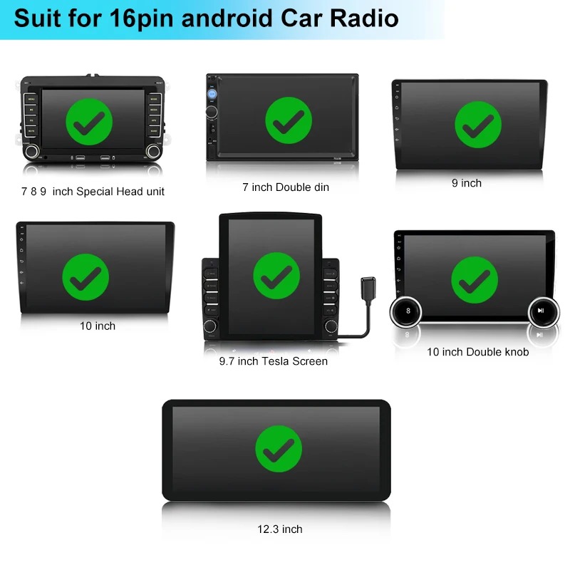 16Pin Car Android Radio Head U - Car Accessories Usa recension och pris