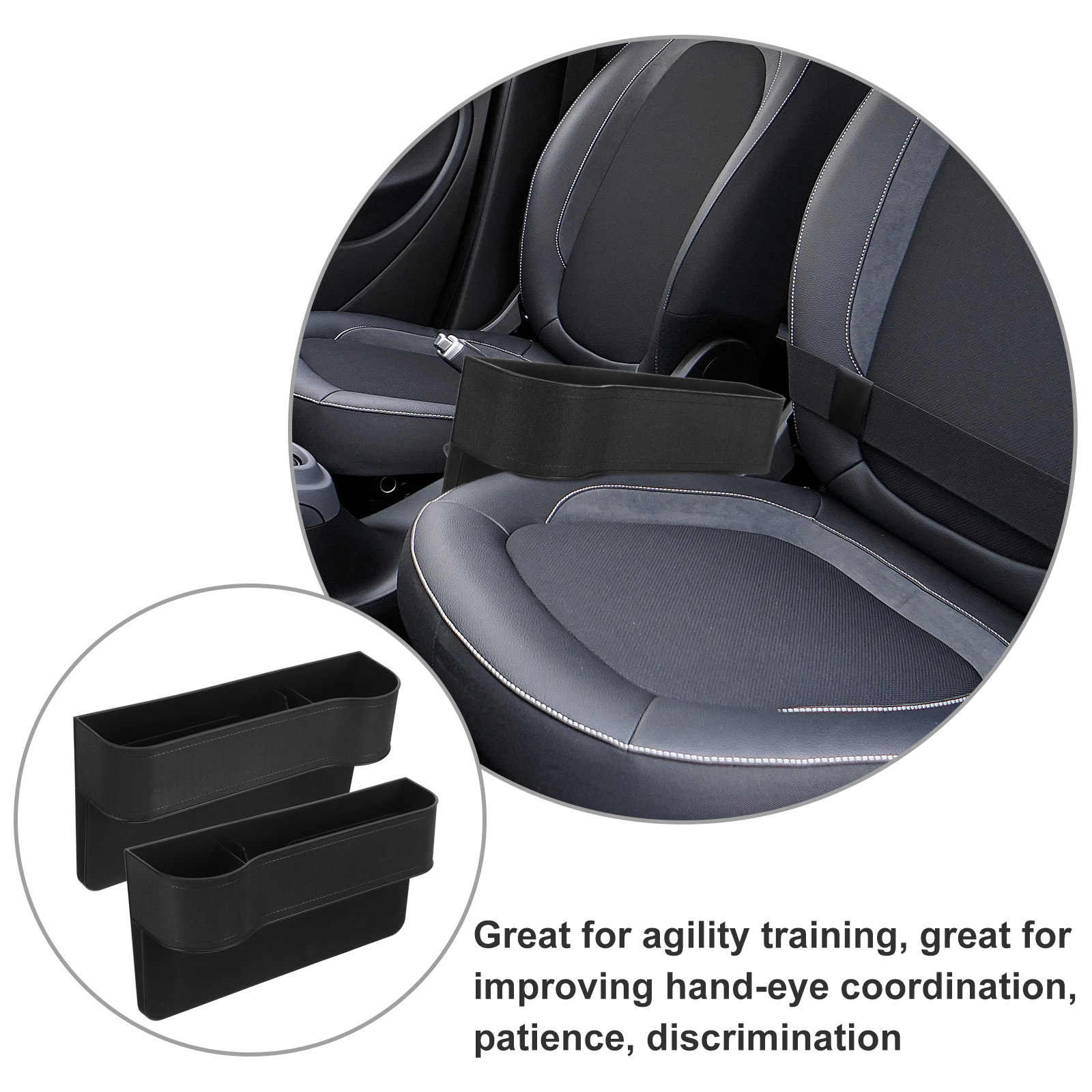 2Pcs Car Seat Gaps Storage Poc - Car Trunk Organizer recension och pris