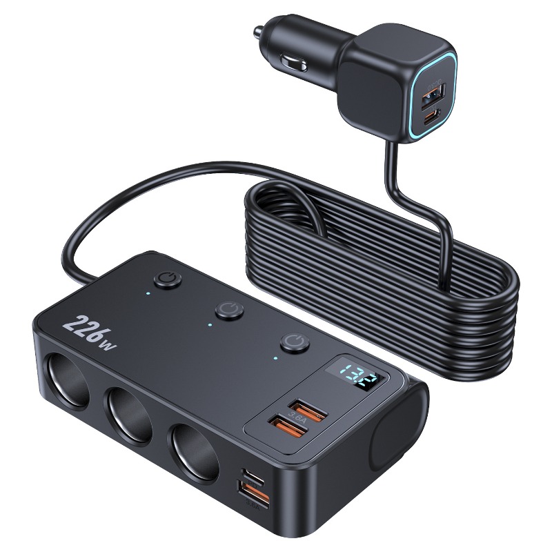 C33 226W Car Charger Adapter 9 - Car Accessories Qc recension och pris