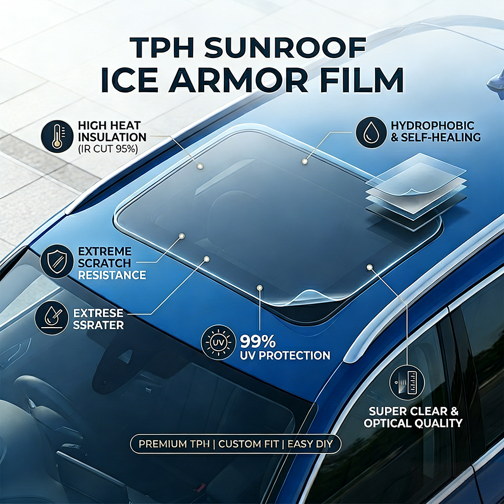TPH Car Sunroof Ice Film Heat  - Tinted Window Film recension och pris