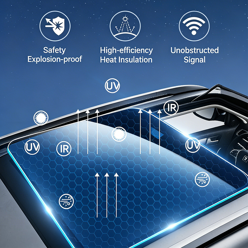 TPH Car Sunroof Ice Film Heat  - Tinted Window Film recension och pris