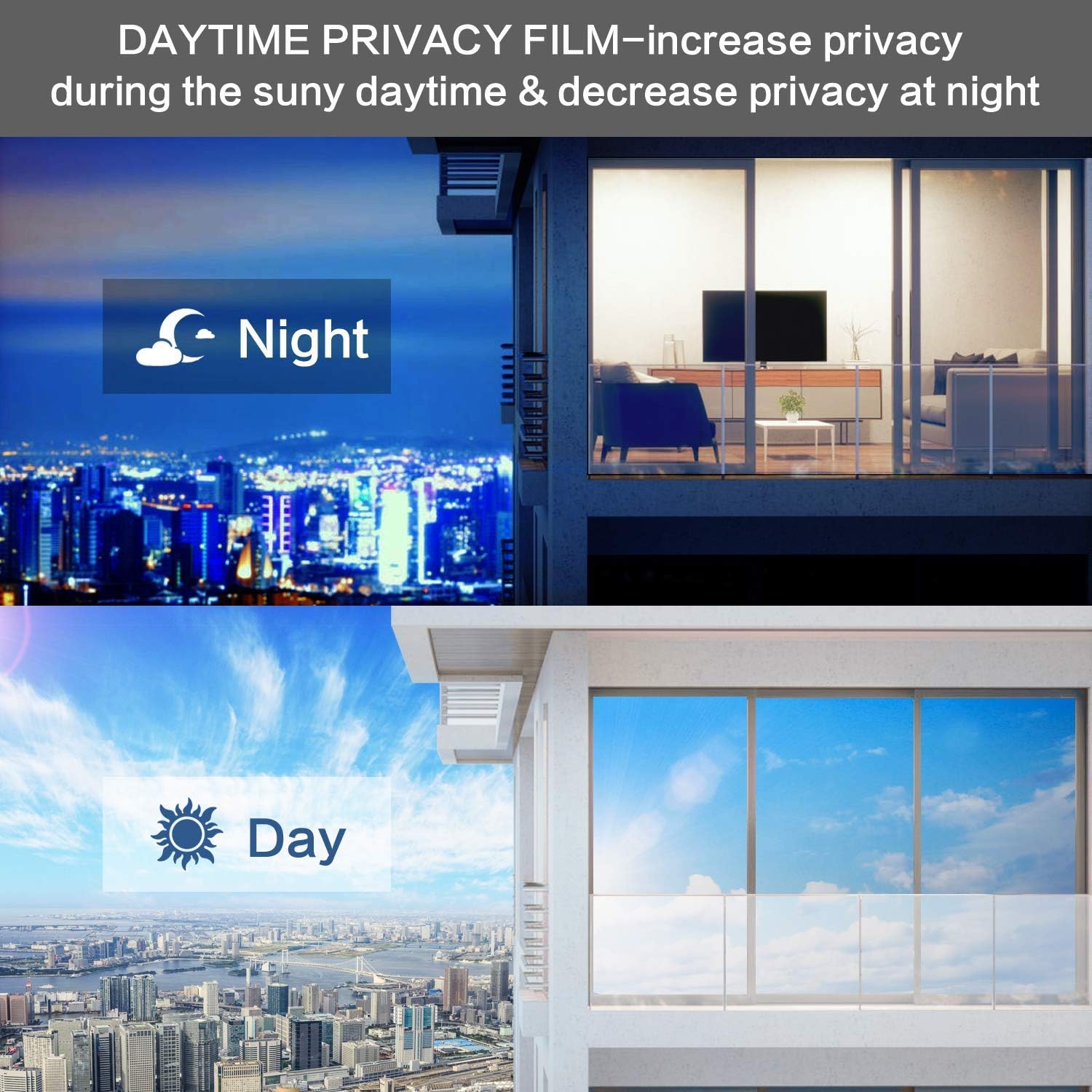 One Way Window Privacy Film 17 - Tinted Window Film recension och pris