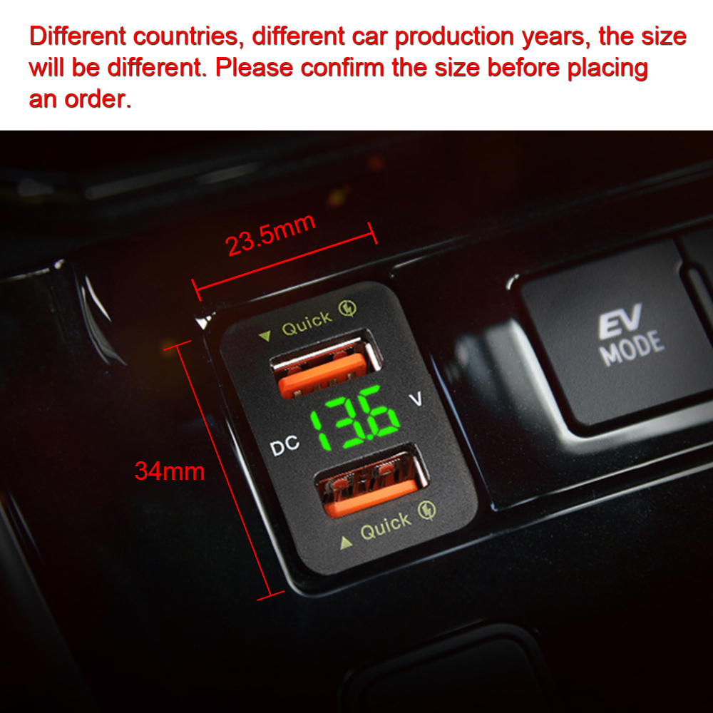 LED Car Accessories Power Adap - Car Accessories Qc recension och pris