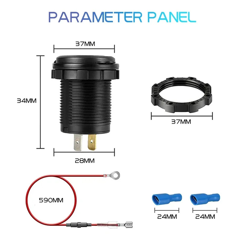 Motorcycle Power Outlet QC 3.0 - Car Accessories Qc recension och pris