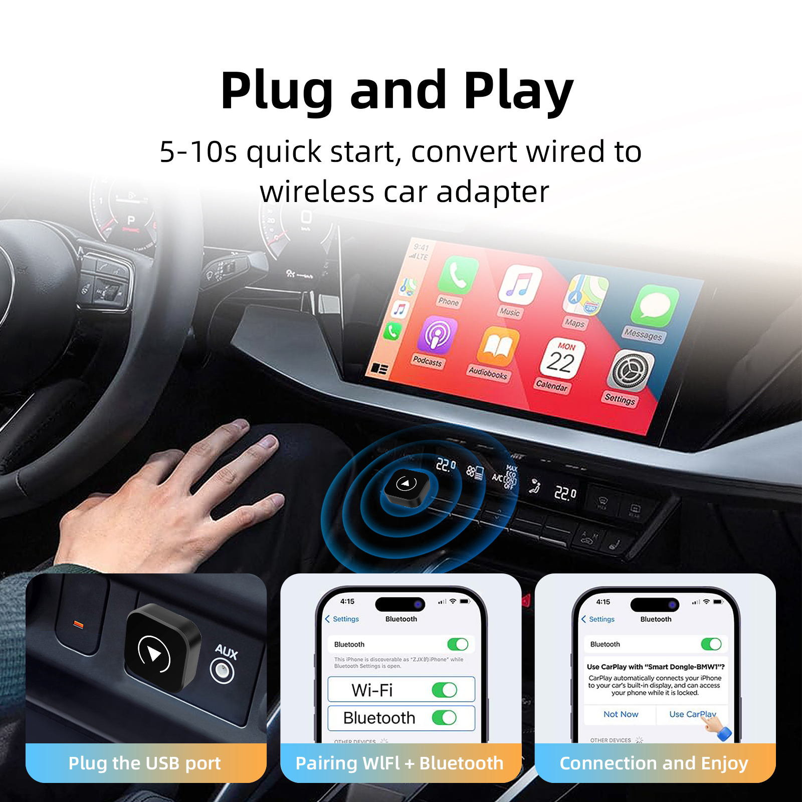 2025 Ultra Mini 2-in-1 Wireles - Car Accessories Usa recension och pris