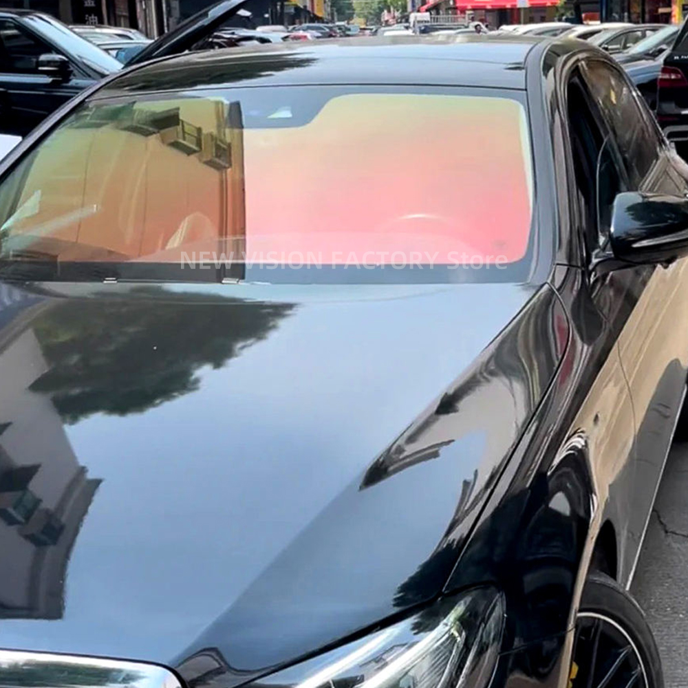1mX3m 70%VLT Aurora Red Green  - Tinted Window Film recension och pris