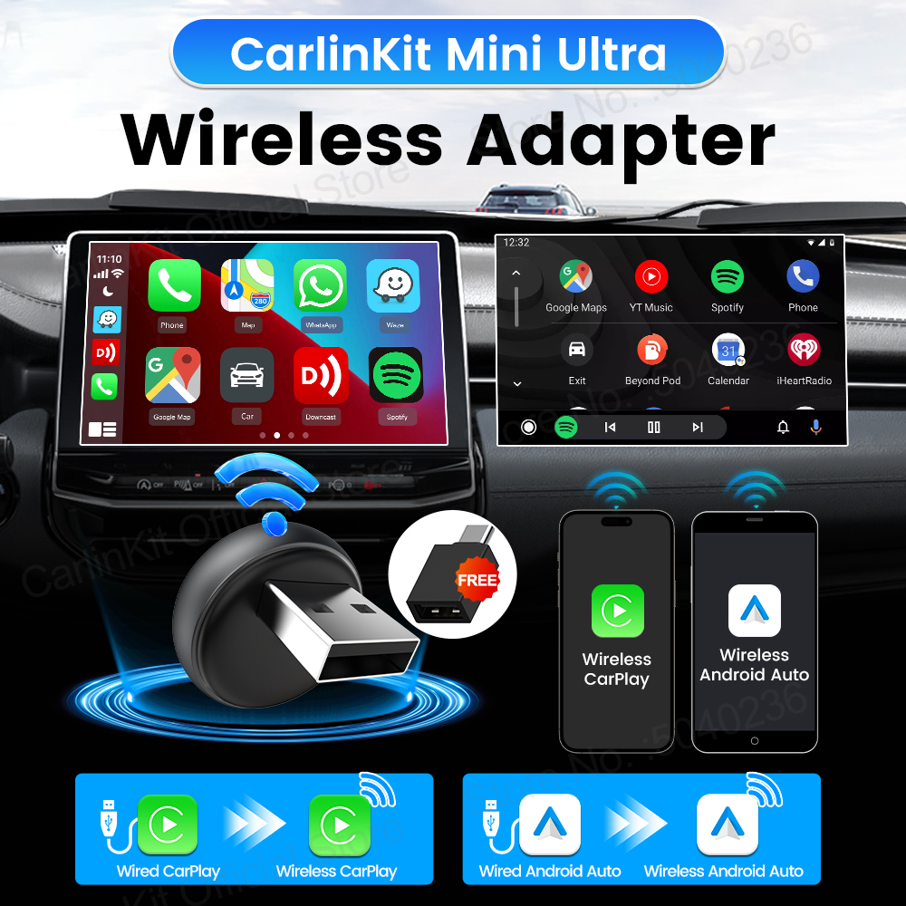 Mini Ultra 3 CarlinKit 5.0 Wir - Car Accessories Usa recension och pris