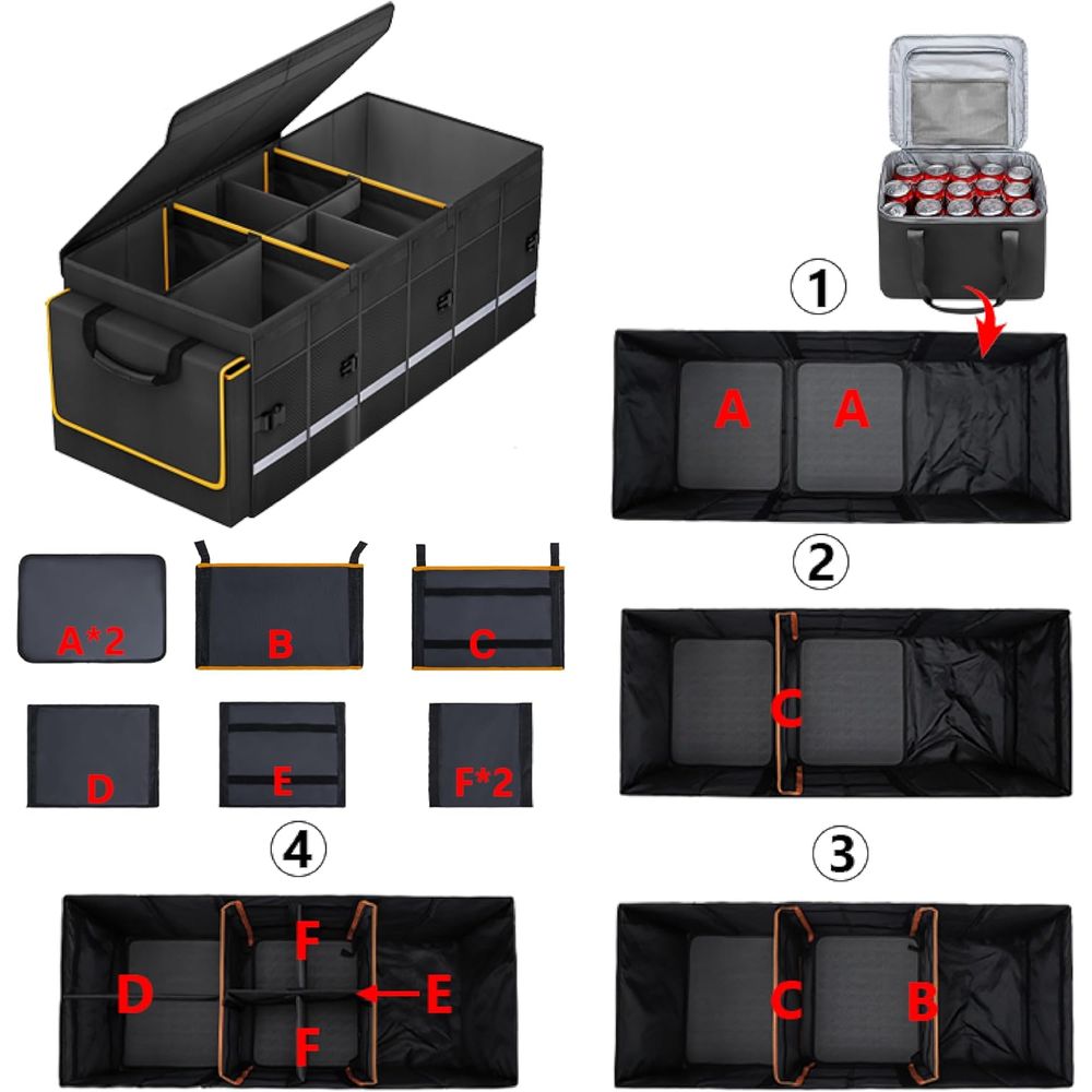 Car Trunk Organizer and Storag - Car Trunk Organizer recension och pris