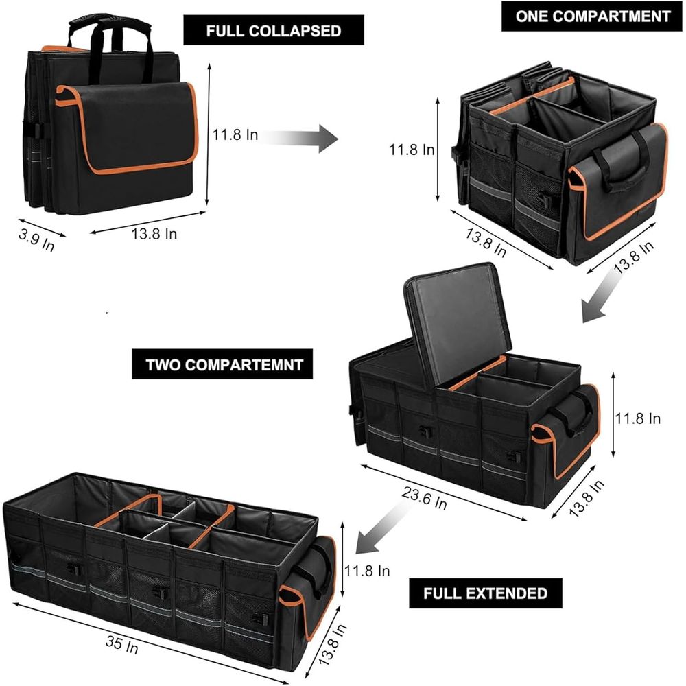 Car Trunk Organizer and Storag - Car Trunk Organizer recension och pris