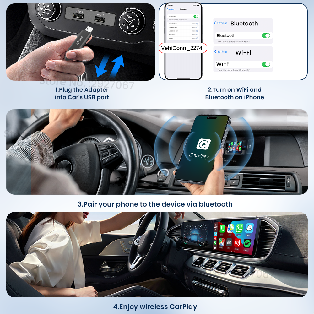 CarlinKit MINI 5.0 Pro Wireles - Car Accessories Usa recension och pris