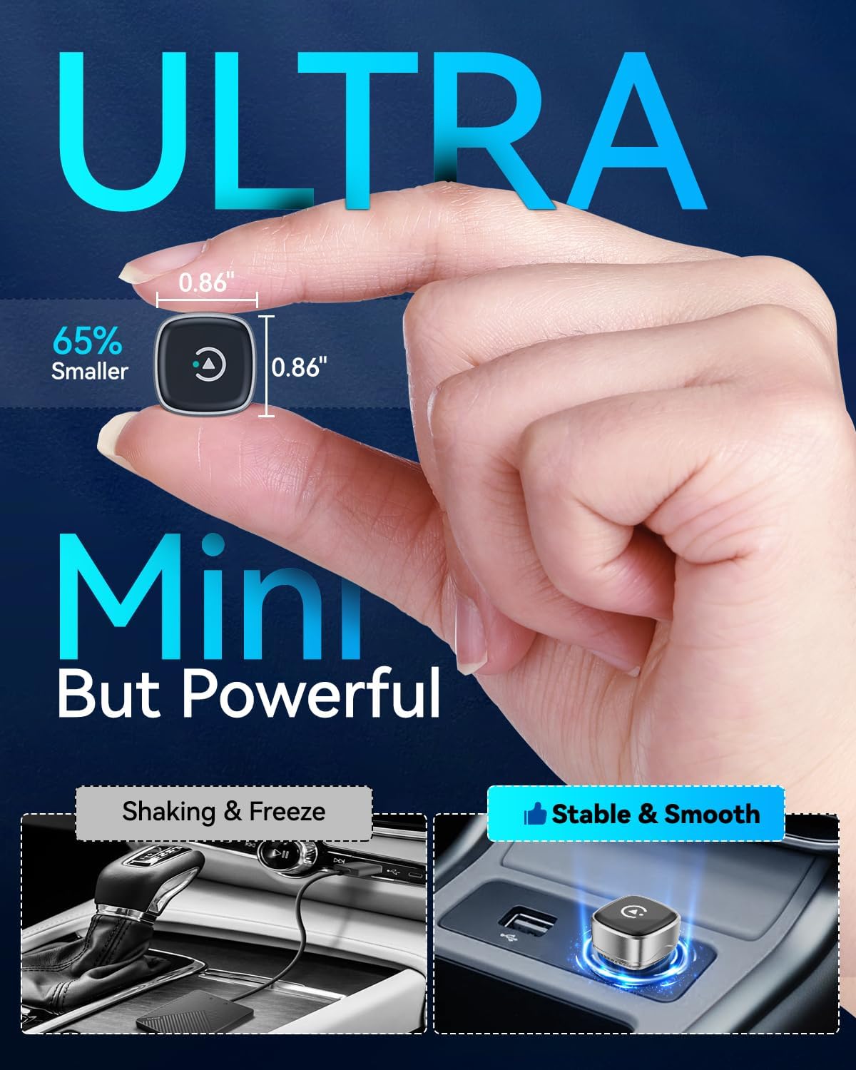 2026 Ultra Mini Wireless Carpl - Car Accessories Usa recension och pris