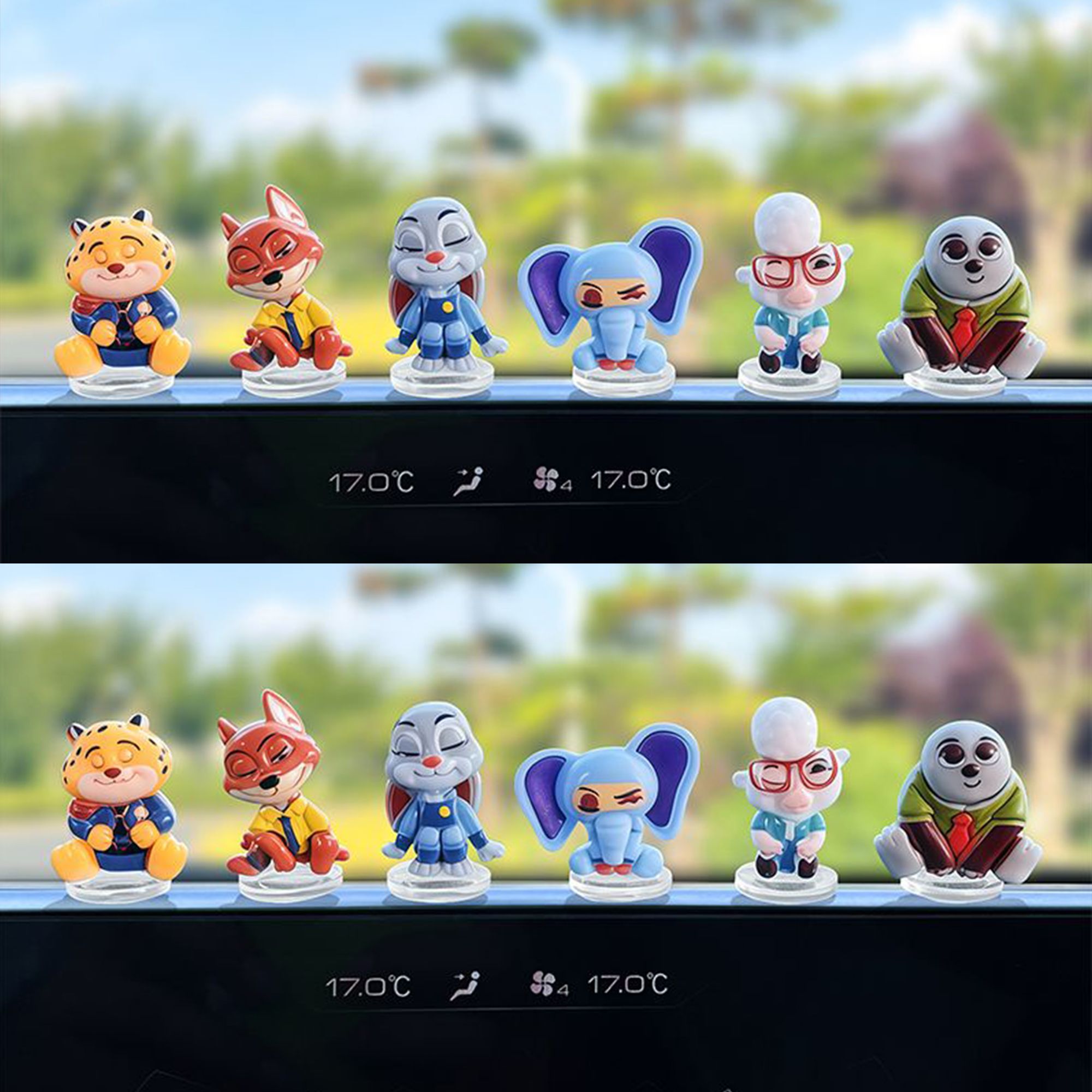 Zootopia cartoon car ornament  - Car Accessories Dashboard recension och pris