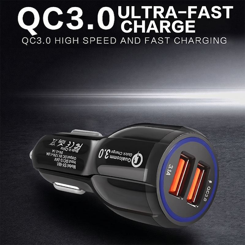 Universal Car Charger Dual USB - Car Accessories Qc recension och pris
