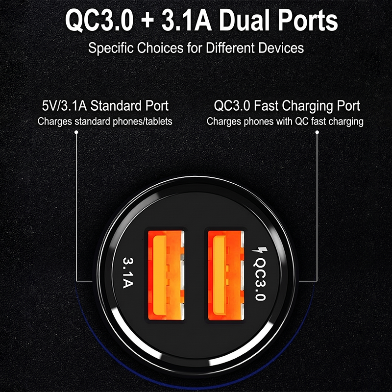 Universal Car Charger Dual USB - Car Accessories Qc recension och pris