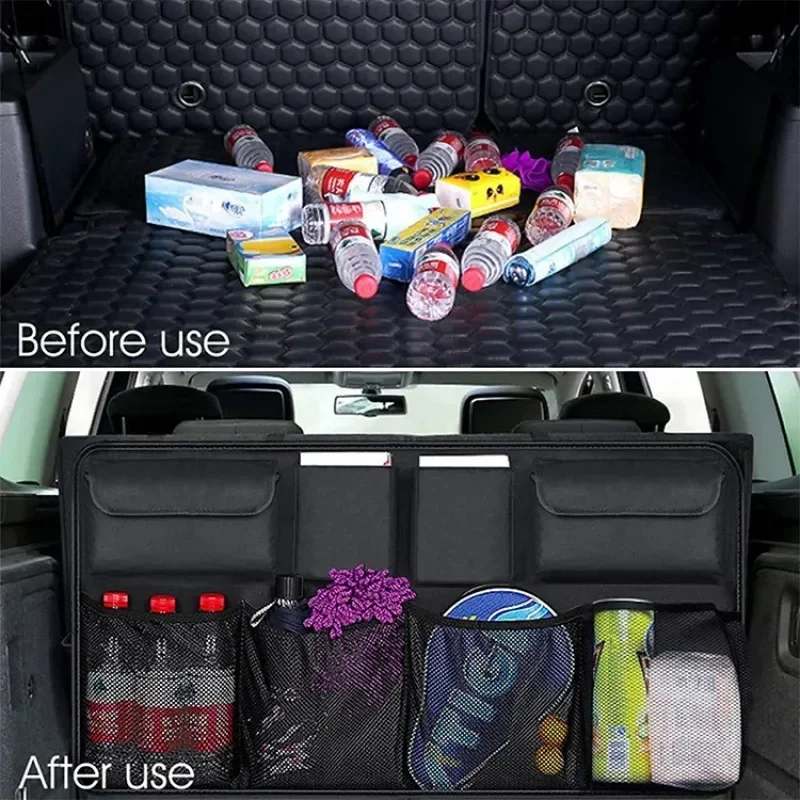 Car Rear Racks Storage Bag Net - Car Trunk Organizer recension och pris
