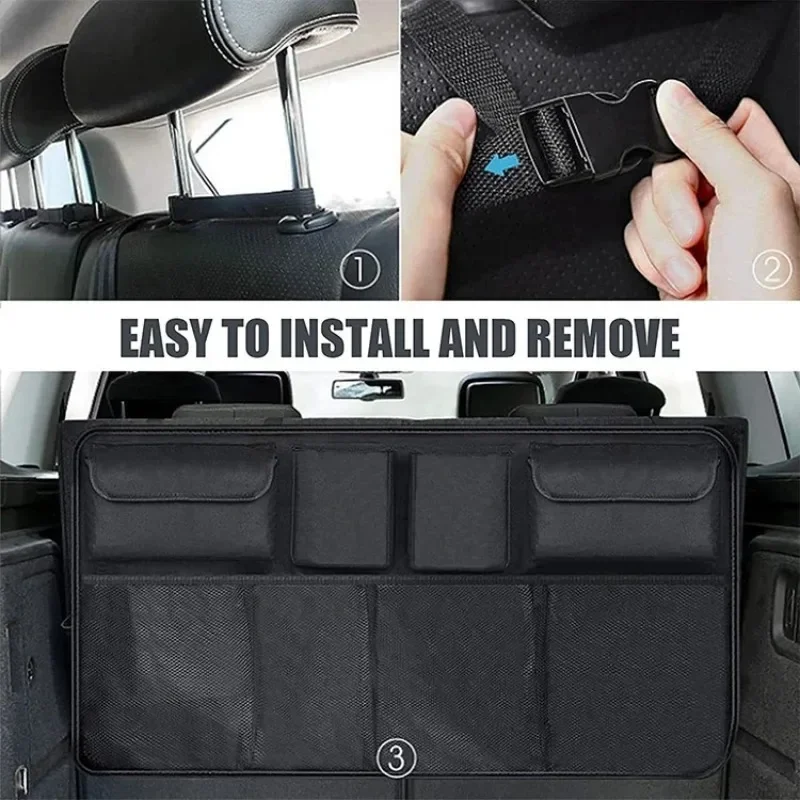 Car Rear Racks Storage Bag Net - Car Trunk Organizer recension och pris