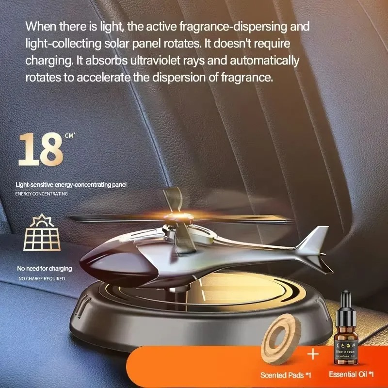 Solar Powered Helicopter Car A - Car Accessories Usa recension och pris