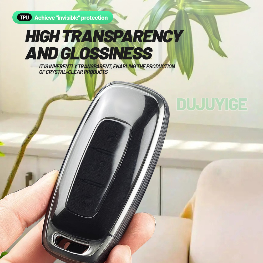 Clear TPU Car Key Case For Nis - Car Accessories Nissan Xtrail recension och pris